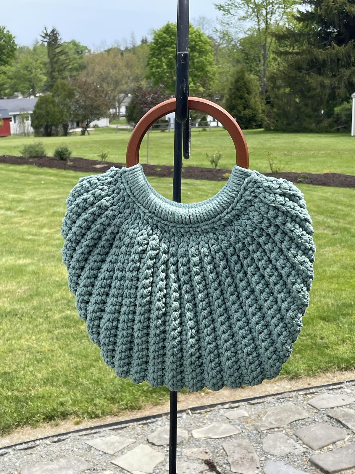 Seashell Crochet Handbag