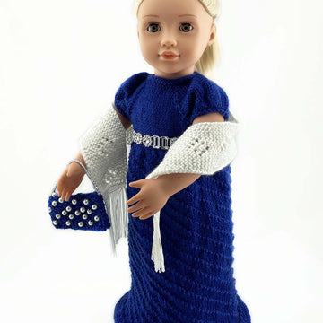 Dolls clothes knitting pattern for 46cm (18 inch) dolls - 19100