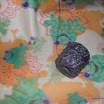 Fleece Blanket with Crochet Edging