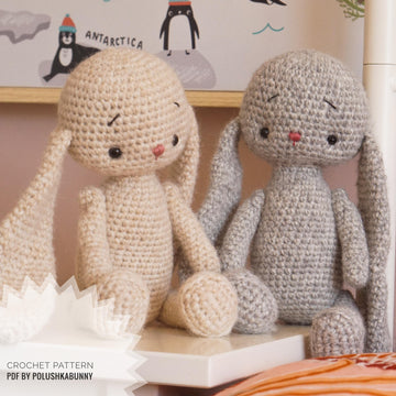 Crochet Pattern Little Bunny toy, amigurumi