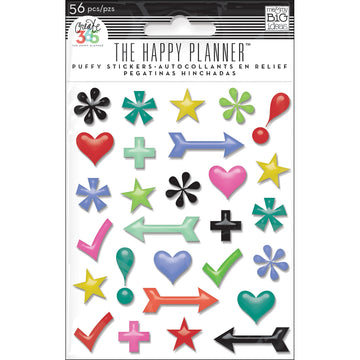 Happy Planner Puffy Stickers 2/Sheets - Icons