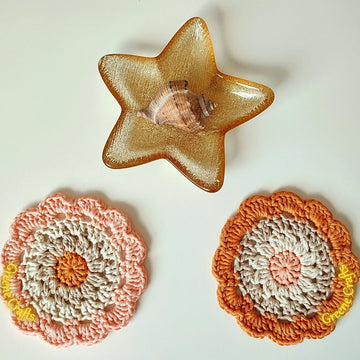 Desert Flower Coaster - Home Decoration Crochet Pattern