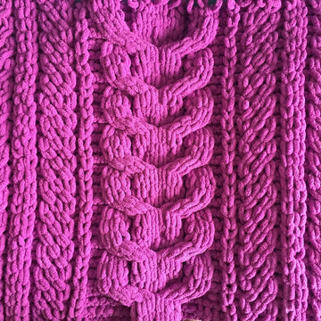 Extra-Chunky Staghorn Cable Blanket