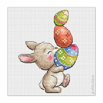 Easter Bunny 01 Cross Stitch PDF Pattern