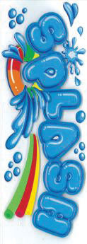 Jolee's Boutique Title Waves Dimensional Stickers - Splash