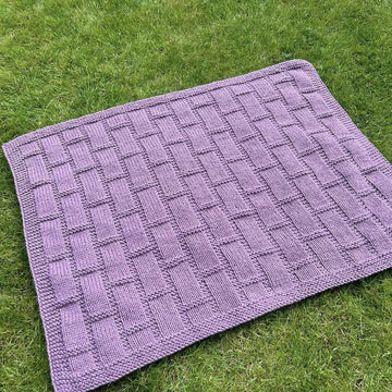 Aran Building Blocks Blanket