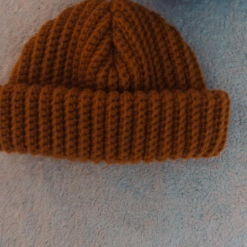Simple sc back loop beanie