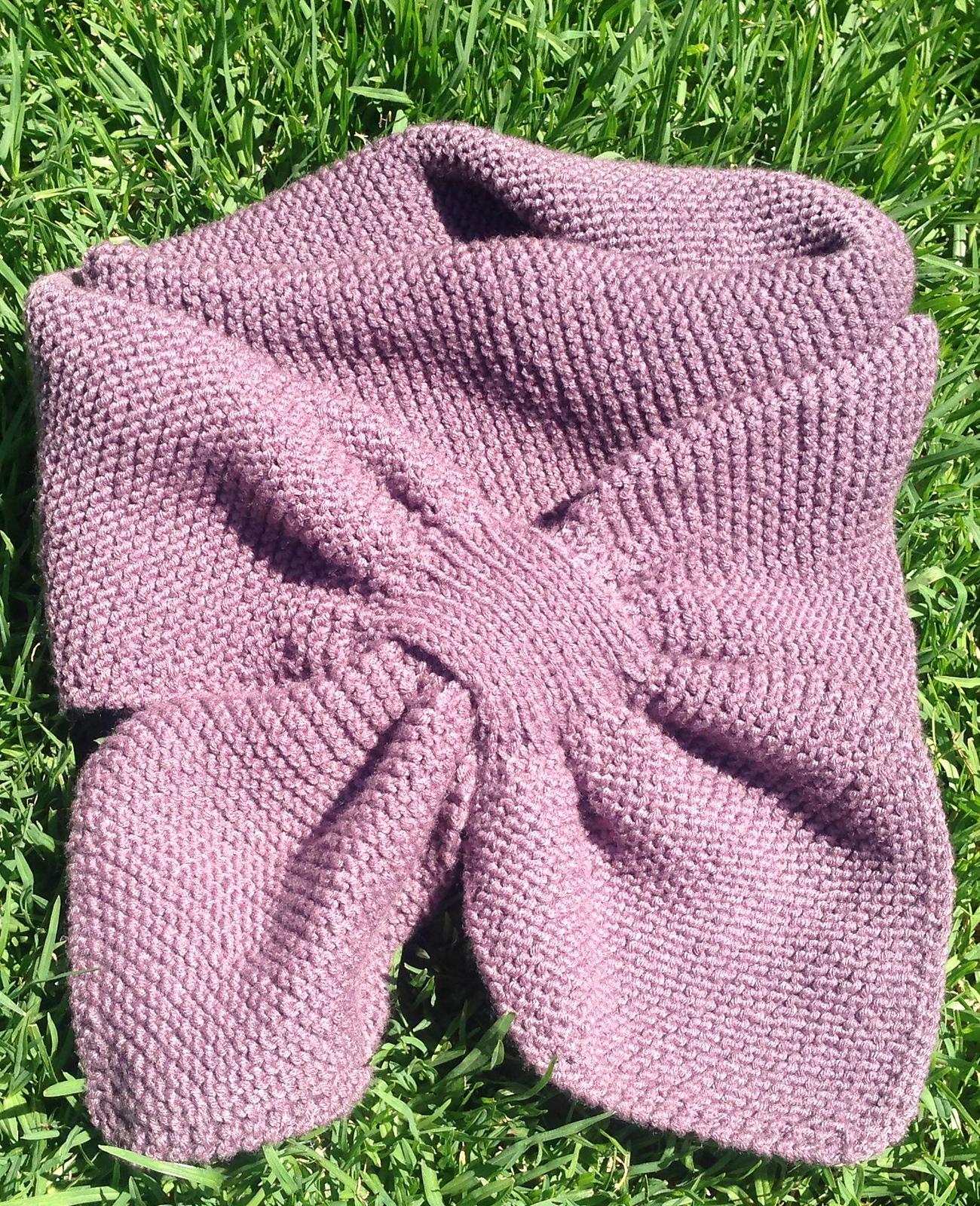 Double Loop Keyhole Scarf