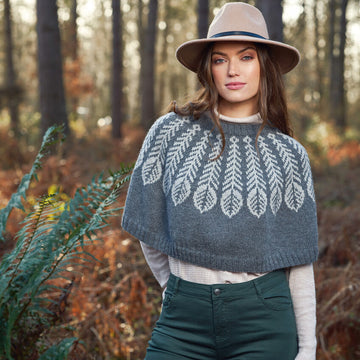 Plume Poncho in Rowan Alpaca Soft DK (De) - Downloadable PDF
