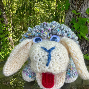 Sheep Crochet Hand Puppet