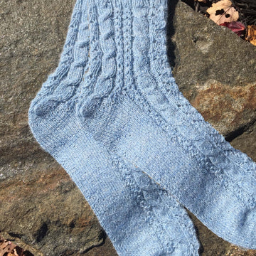 Cable & Lace Socks