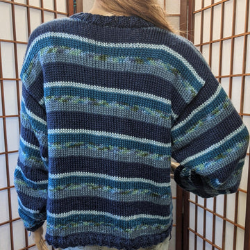 Slouchy Weekend Denim Sweater