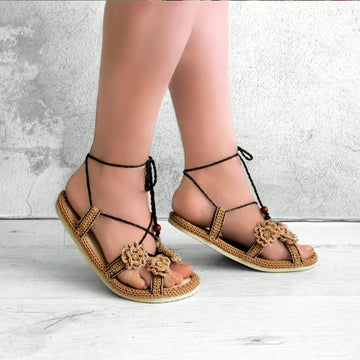 Roman sandals on flip-flop soles