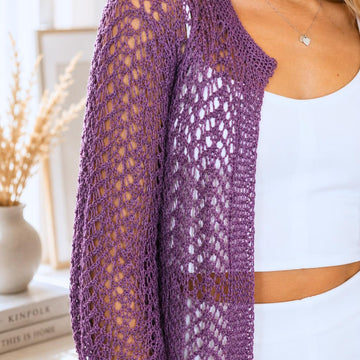 Knitting Pattern Summer Cardigan YoungFashion #2 | Lightweight Lace Linen Cardigan PDF