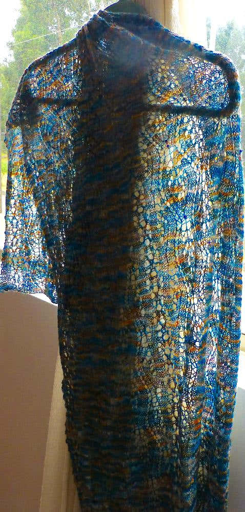Midnight Lace Stole