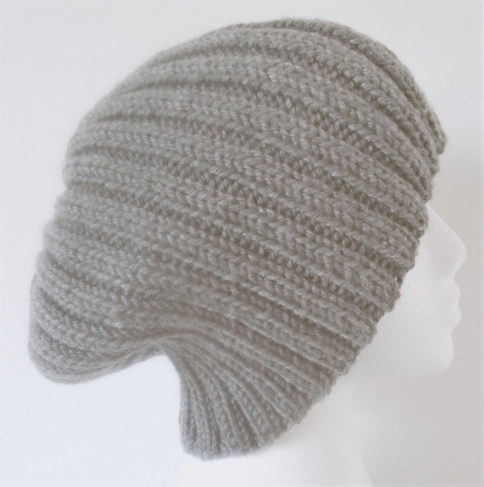 Aran Beanie Pom Pom Hat