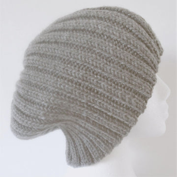 Aran Beanie Pom Pom Hat