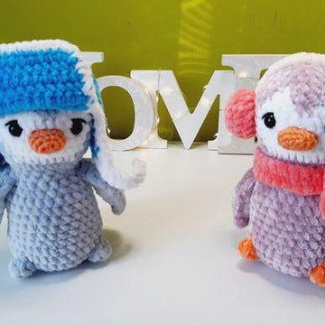 Penguin crochet pattern, amigurumi animals