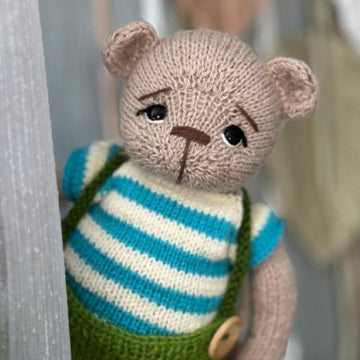Teddy Bear knitting pattern PDF