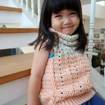 Kiddie Victorian Easy Cowl Sweater