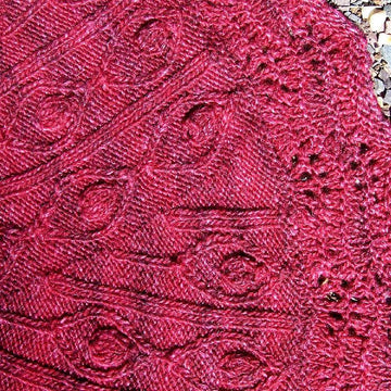 Drifting Leaves poncho