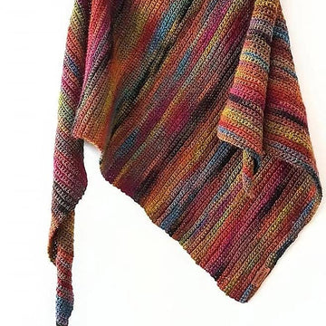 Asymmetrical Wrap Shawl