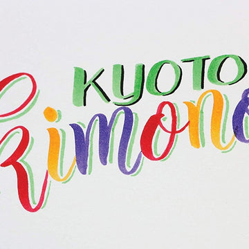ZIG Kuretake ZIG Fudebiyori Lettering Set - Kyoto Kimono