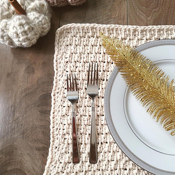 Tunisian Moss Placemat