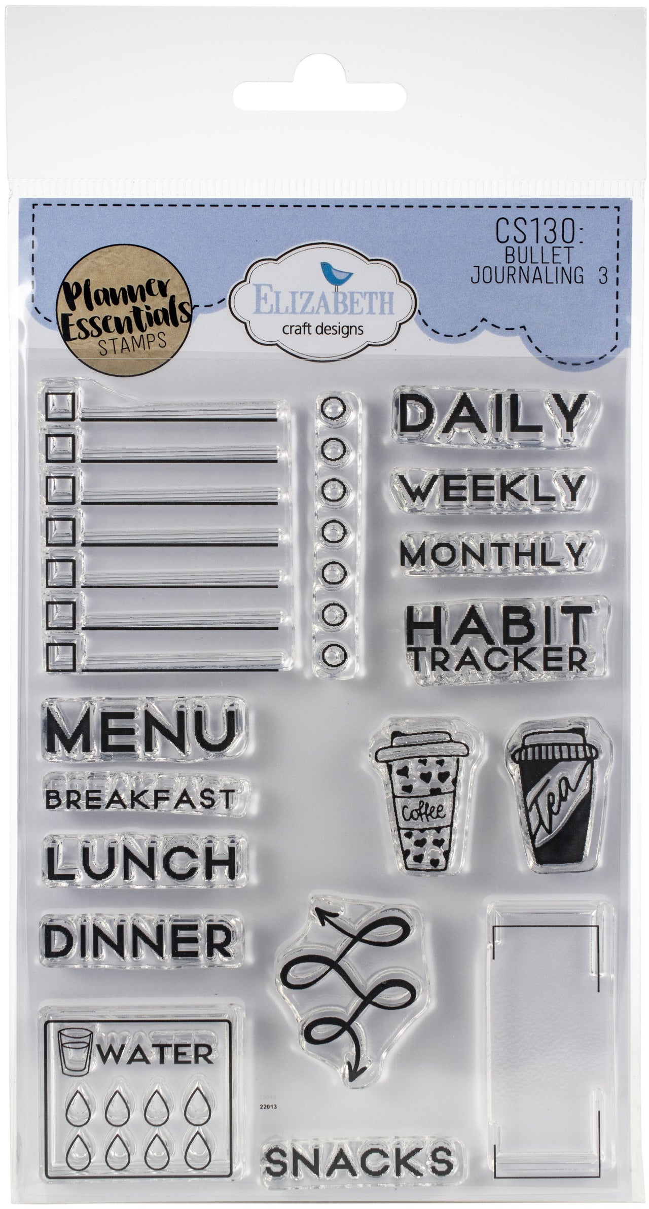 Elizabeth Craft Designs Elizabeth Craft Clear Stamps - Bullet Journaling 3