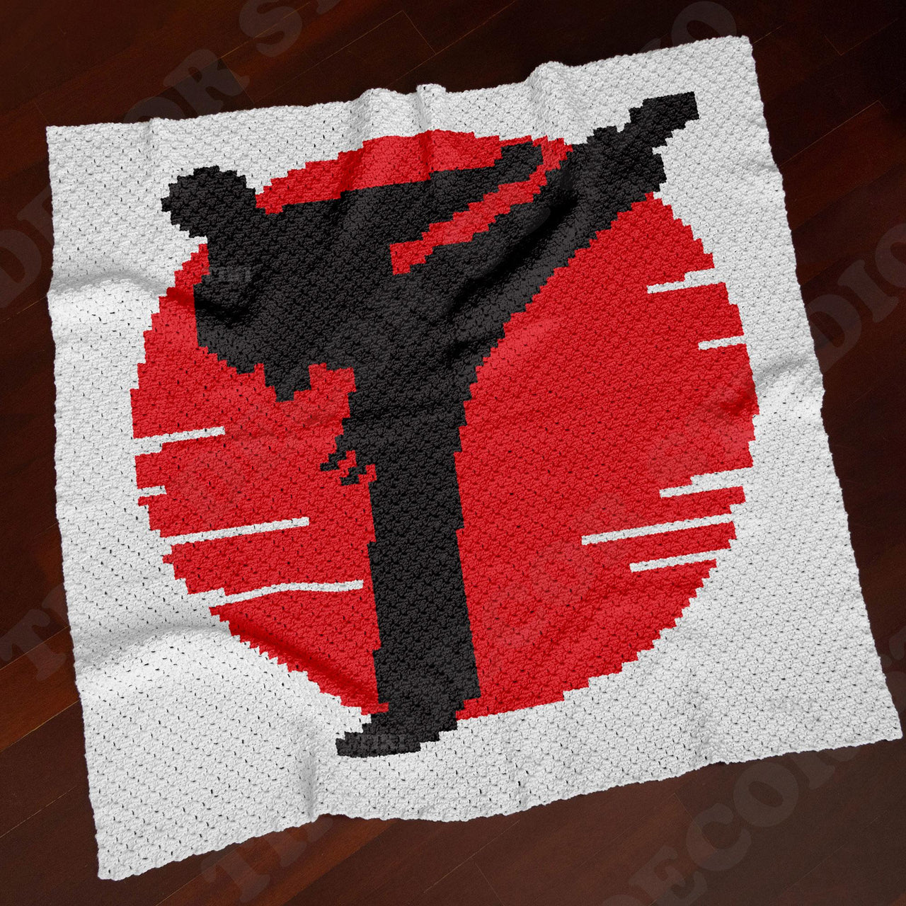 Martial Arts Baby Blanket C2C CROCHET PATTERN