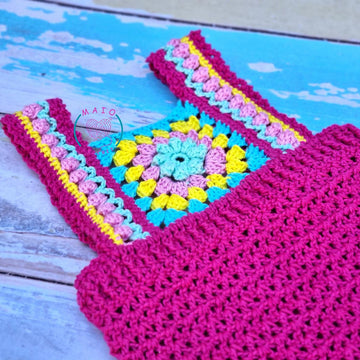 Granny Square Romper