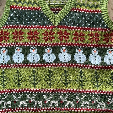 Christmas Sleeveless Jumper