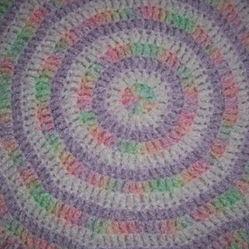Quick Cotton Candy Swirl Baby Blanket