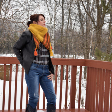 Versatile Square shawl