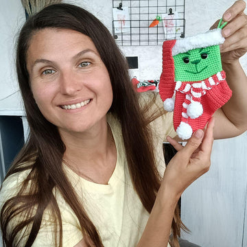 Christmas sock Grinch