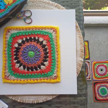 Calista Granny Square 8"