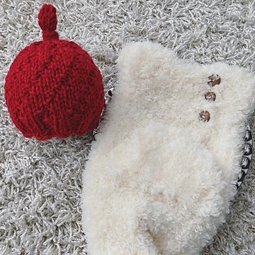 Hendrix footed romper set