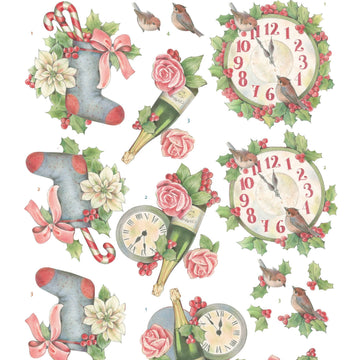 Find It Trading Jeanine's Art Punchout Sheet - Christmas Time, Lovely Christmas
