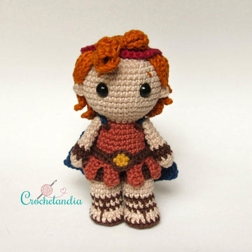 Hercules and Megara amigurumi dolls - crochet patterns by Crochelandia