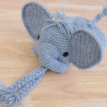 Josefina and Jeffery Elephant Baby Hat and Diaper Cover