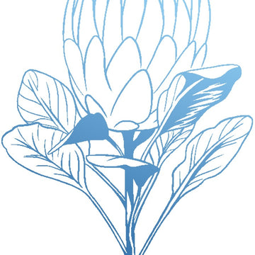 Artdeco Creations Couture Creations Sunburnt Country Mini Stamp - Protea 1.9"X1.9"