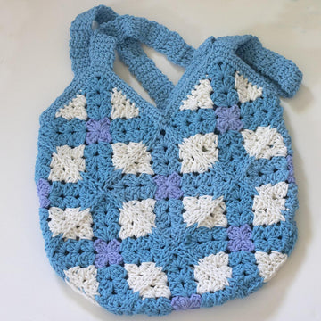 Modern Granny Square Tote