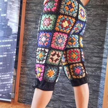 5in1 PANTS * granny square trousers