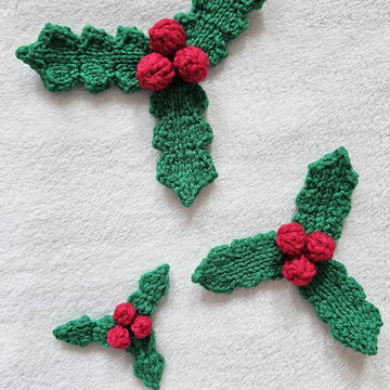 Knitted Holly & Berries