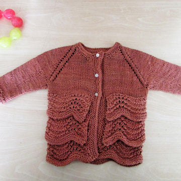 Flouncy Baby Cardigan