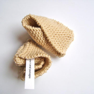 Fortune Cookie Baby Booties