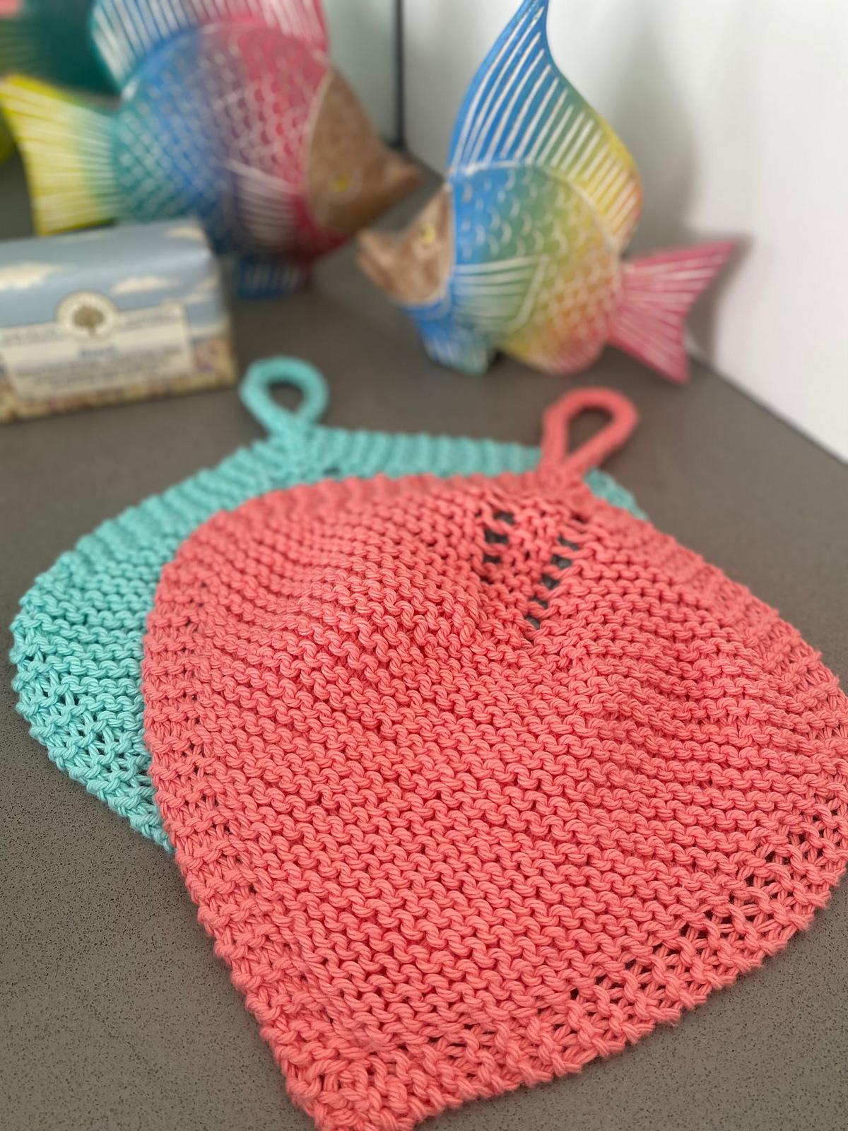 Summer Leaf Washcloth