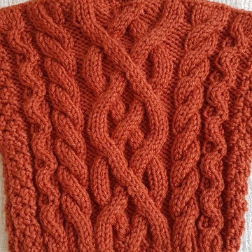 "Jim Plunkett" Aran Knitting Pattern