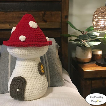 Mushroom Fairy House Plush