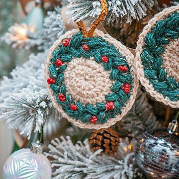 Wreath Ornament and Coaster
